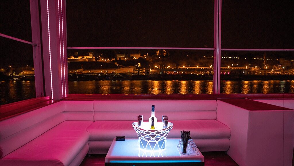 vip table at freestyler belgrade night club